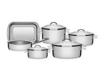 SET OLLA TRAMONTINA 65500/000 INOX SOLAR 6 PIEZAS