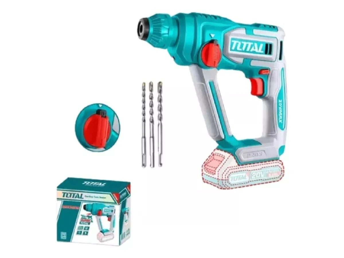 ROTOMARTILLO SDS PLUS INALAMBRICO 20V 16 MM TOTAL INDUSTRIAL SIN /BATERIA TRHLI20168