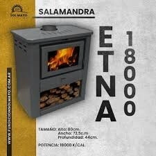SALAMANDRA SOL ETNA 18000 VIDRIO rectangular 80x73x43    *12%