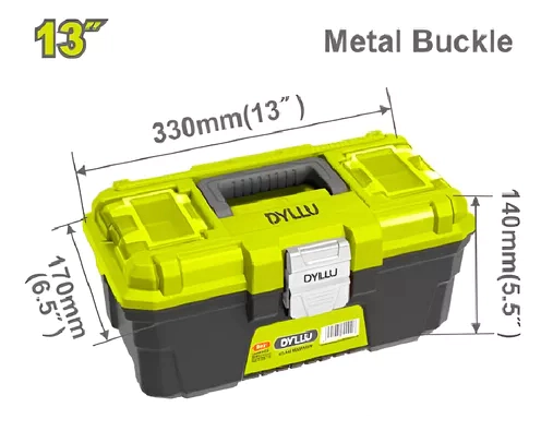 CAJA DE HERRAMIENTA PLASTICA 13" DYLLU DTTB3313