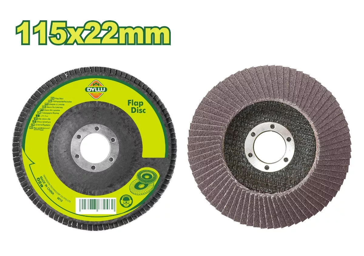 DISCO FLAP METAL/MADERA 115 GRANO 60 DYLLU DTYL1302