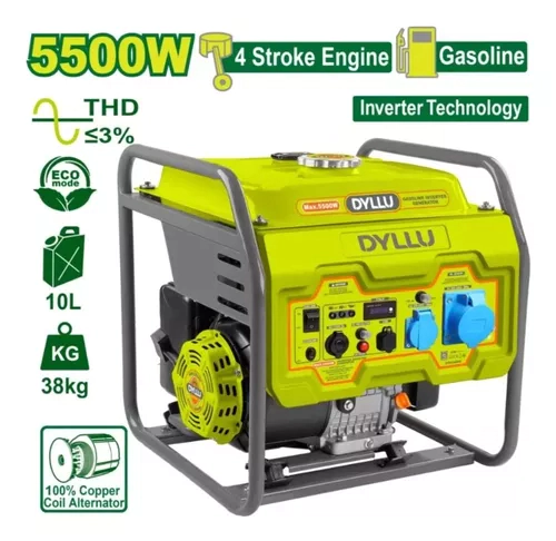 GENERADOR 5500W INVERTER DYLLU DTGEAB08-4