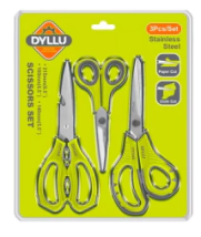 TIJERA SET X 3 Pcs  DYLLU DTSX4603