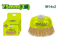 CEPILLO  DE ALAMBRE 75M PARA AMOLADORA  METAL DYLLU DTCE2401