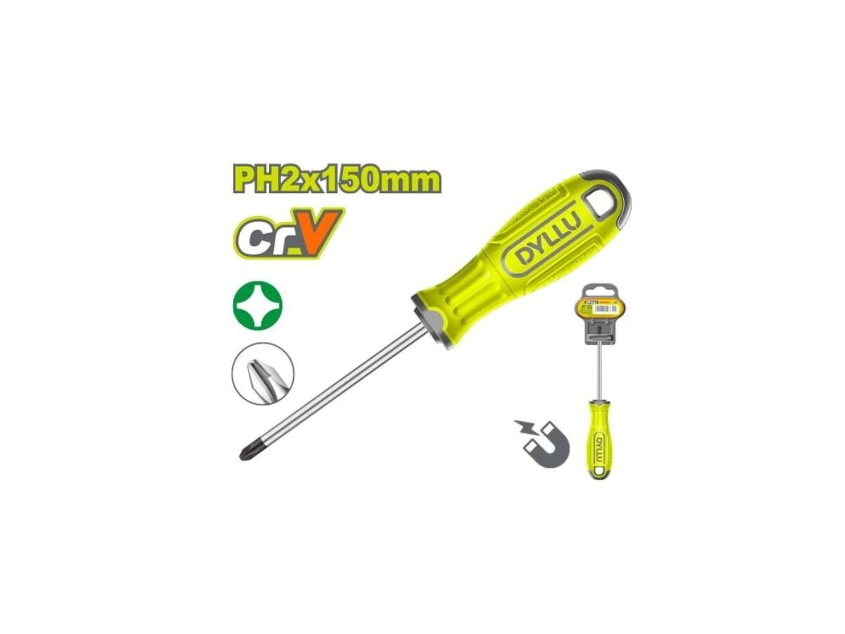DESTORNILLADOR PHILIPS PH2 X 150MM DYLLU DTSD2226