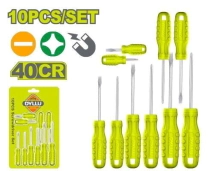 DESTORNILLADOR KIT DE 10 ud 40cr DYLLU DTSS2410