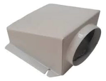 SOMBRERETE TERMOTANQUE ORMAY SALIDA HORIZONTAL 45 grados  - ADAPTADOR TQ50H