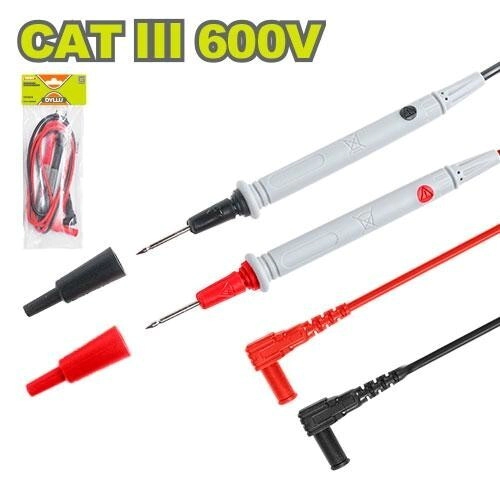 CABLE Y PUNTA PARA MULTIMETRO 600V DYLLU DTKX1101