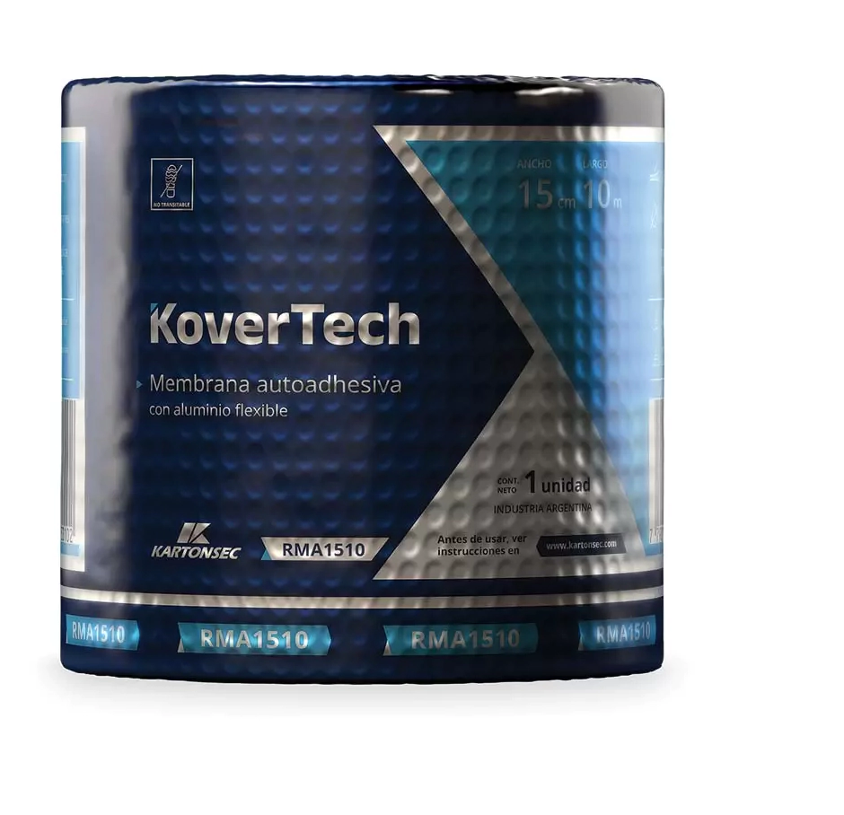 MEMBRANA AUTOADHESIVA 25CM X 10MTR KOVERTECH ECONOMICA