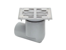 RECEPTACULO DUCHA PVC REJA INOX SIFOLIMP CODO SP-0800/01  *7%