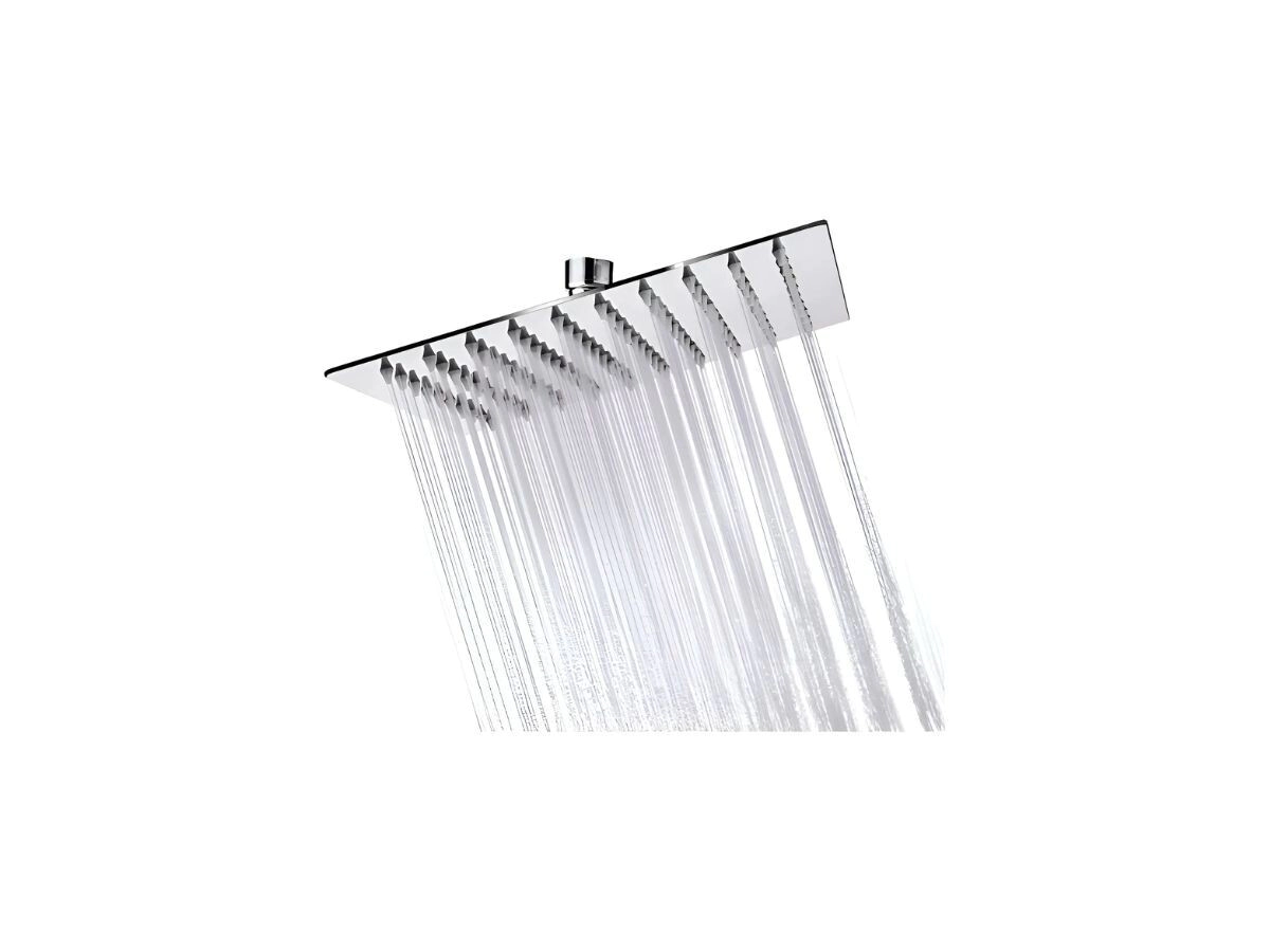FLOR DUCHA CUADRADA 25CM 10" METAL FLOWATER  *5% SIN BRAZO