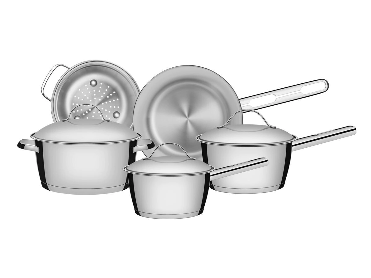 SET OLLA TRAMONTINA 65620/010  INOX 5 PIEZAS professional