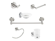 KIT ACCESORIO PEIRANO LINEA 19000 CROMO STIK 6 PZAS opcion autoahdeshivo 19006