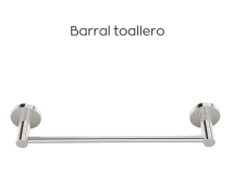 TOALLERO BARRAL PEIRANO LINEA 19000 STIK CROMO opcion autoahdeshivo 19010