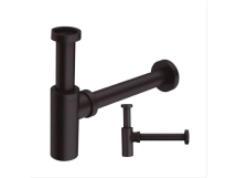 SIFON LAVAT IDEAL MINIMAL NEGRO METALICO COD:1618