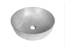 BACHA LOZ IDEAL DE APOYO REDONDA 42CM MARMOLADA GRIS