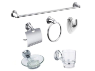 KIT ACCESORIO BA�O  ECO SOFY 6 PIEZAS FLOWATER CROMO FW2340011A *5%