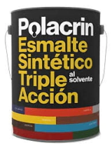 ESMALTE SINTETICO NEGRO BRILLANTE 1/2 LT TRIPLE ACCION POLACRIN 43987012