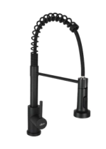 MONOCOMANDO MESADA COCINA VANN BATSI CHEFF NEGRO EXTENSIBLE/FLEXIBLE MOTOR ARG OFERTA