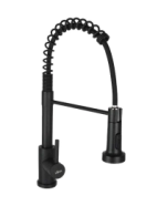 MONOCOMANDO MESADA COCINA VANN BATSI CHEFF NEGRO EXTENSIBLE/FLEXIBLE MOTOR ARG OFERTA