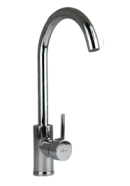 MONOCOMANDO MESADA VANN BATSI CROMADO ALTO PICO CURVO T/BUZIOS