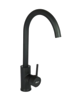 MONOCOMANDO MESADA COCINA VANN BATSI NEGRO ALTO PICO CURVO MOTOR ARG OFERTA