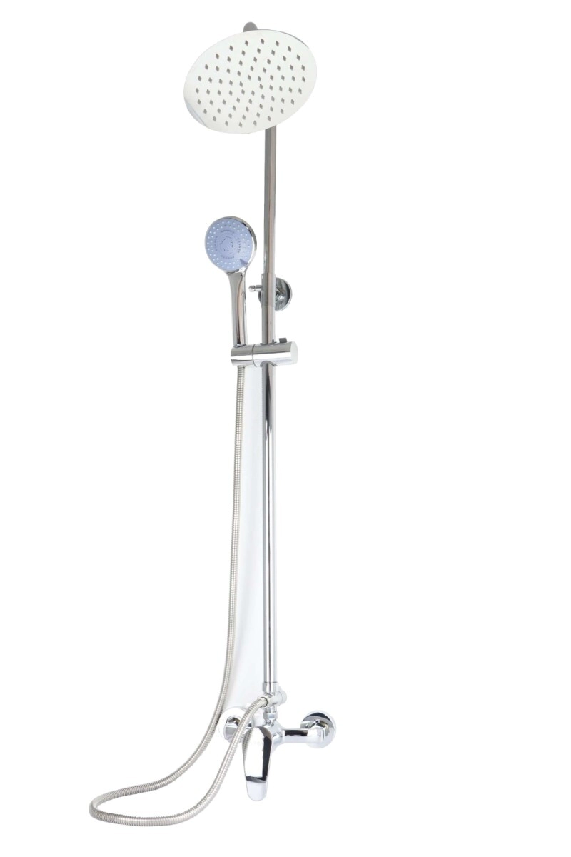 MONOCOMANDO DUCHA EXTERNA CON BARRAL VANN VARI EXTERNA CROMO MOTOR ARG OFERTA