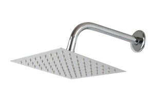 FLOR COMPETA DUCHA VANN CUADRADA CROMO C/BRAZO MOTOR ARG