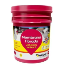 MEMBRANA FIBRADO 10KG WEBER TECHO F REJA-ROJO COD:944008