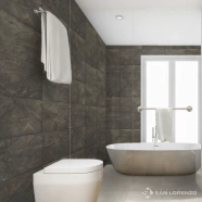 CERAMICO SAN LORENZO 33X45,3 AMBER HUMO 2,24MTR2XCAJA GRIS OSCURO