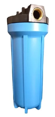VASO/FILTRO 10"  AZUL SIN FILTRO PARA TANQUE ENTRADA 3/4 *15%