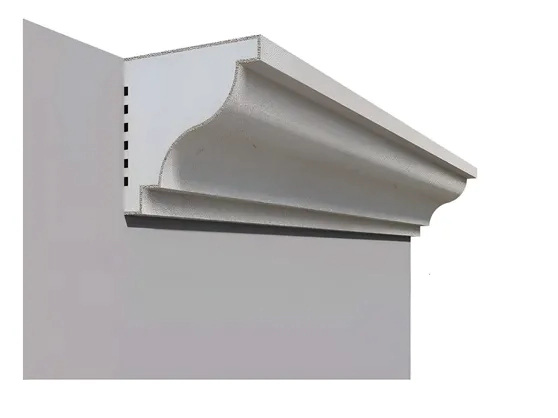 MOLDURA 28 X 10X 1MT (ME11) EXTERIOR PINTADA CON REVESTIMIENTO  (POLIESTIRENO EXTRUIDO) *EN STOCK*