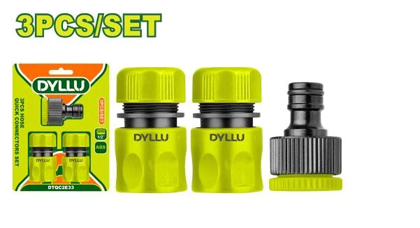 ACOPLE RAPIDO PARA MANGUERA 1/2 DYLLU DTQC2E33 ** RIEGO **VERDE