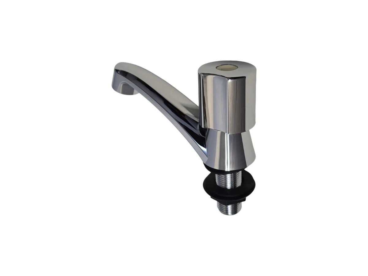 CANILLA LAVATORIO PVC LATYN CROMO VOLANTE ALEGRO