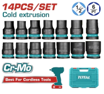 SET DE TUBOS DE IMPACTO 1/2 14 Pcs TOTAL INDUSTRIAL THISTD12141