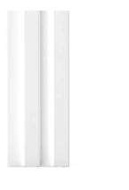 PLACA WALL PANEL 2,75 X 12cm x12mm SLIM ATRIM BLANCO COD : 7500E