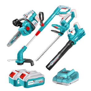 COMBO TOTAL KIT MOTOSIERRA+BORDEADORA+CORTACERCO+SOPLADOR DE HOJAS TOTAL TOSLI250496-4