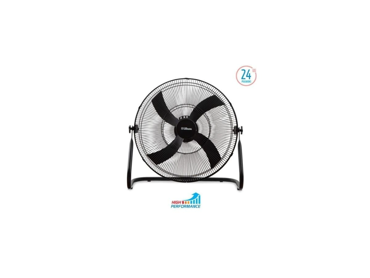 VENTILADOR TURBO LILIANA 24" 120W NEGRO RECLINABLE VTHP24