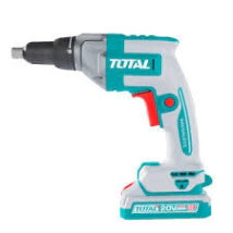 ATORNILLADOR 20 V PARA PLACA DE YESO TOTAL INDUSTRIAL&nbsp;TOTAL TDSLI204281-4 (MALETIN, CARGADOR, Y BATE
