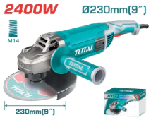AMOLADORA ANGULAR 2400W-230MM&nbsp;INDUSTRIAL&nbsp;TOTAL&nbsp;TG1252306-4