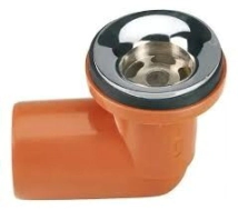 SOPAPA BA&Ntilde;ERA /codo AWADUC BR.CROMO PPN 4130