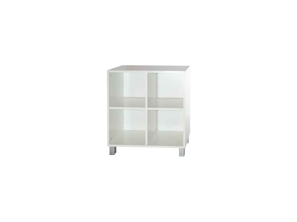 CUBO ORGANIZADOR DOBLE 70X70 BL MELA C/PATAS C/ESTANTE  Y COLGAR 9004