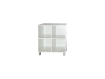 CUBO ORGANIZADOR DOBLE 70X70 BL MELA C/PATAS C/ESTANTE  Y COLGAR 9004