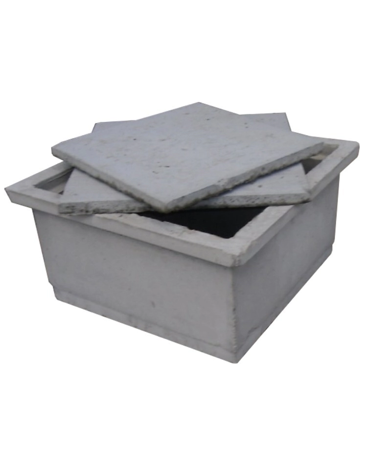 TAPA CAMARA CEMENTO 40X40 SIN  MARCO   *10%