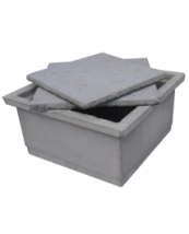 TAPA CAMARA CEMENTO 40X40 SIN  MARCO   *10%