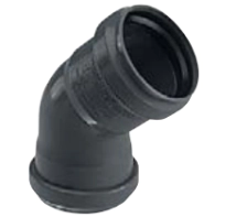 CODO DESAGUE  63HH 45&oslash;AWADUC NEGRO INTERP NEG