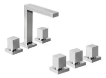 COMBO GRIFERIA BA&Ntilde;O PEIRANO LAGO CC CUBO (ducha emb c/tr+lavat+bid)