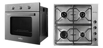 COMBO HORNO FLORENCIA MECA 7857 + ANAFE FLORENCIA 6748 INOX