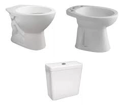 COMBO LOZA (INODORO CORTO ANDINA + BIDET ANDINA+ MOCHILA PRINGLES)