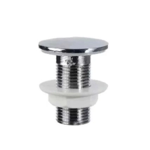 CUBRE AGUJERO PLASTICO CROMADO (X1)